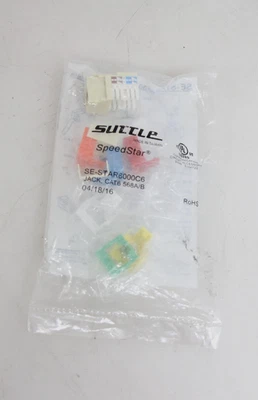 Conector Suttle SpeedStar SE-STAR6000C6. CAT6 568A/B Foto 1 de 4