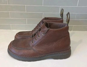 Dr. Martens Austin Chukka Leather Boots Mens US Size 11 UK 10 AirWair Moc Toe - Foto 1 di 17