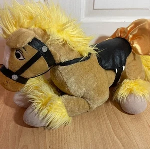 Vintage Disney Parks Beauty & The Beast Belle's Horse Philippe Plush Stuffed Toy - Picture 1 of 1