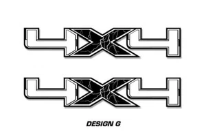 4x4 Off Road Truck Bed Decal Set Fits: Ford F150 Raptor Stickers 16"x5" LGHT - Picture 1 of 2