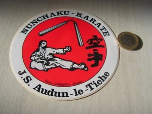 autocollant publicite kung fu nunchaku karaté audun le tich ( aut 3 ) - Bild 1 von 2