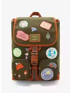 Loungefly Peanuts Snoopy Beagle Scout Canvas Mini Rucksack Bonus Wandbild - Bild 1 von 5
