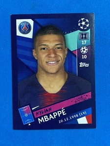 Topps Champions League 2018-19 2019 n.324 Kylian Mbappe' (Paris Saint-Germain) - Foto 1 di 1