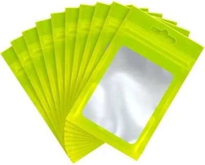 100×GRIP SEAL BAGS CLEAR SELF RESEALABLE POLYTHENE POLY PLASTIC ZIP LOCK POUCHES - Image 1 of 4