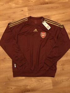 BNWT Arsenal Adidas Teamgeist Pullover Sweatshirt Authentic Men’s Size Small