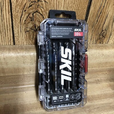 SKIL 10-Piece Assorted x Alloy Steel Masonry Drill Bit for Hammer Drill New - Image 1 of 4
