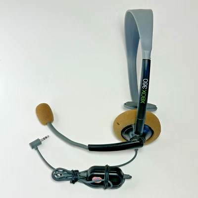 CUFFIE XBOX 360 ORIGINALI MICROSOFT Audio Microfono Auricolare Headset UFFICIALI - Immagine 1 di 4