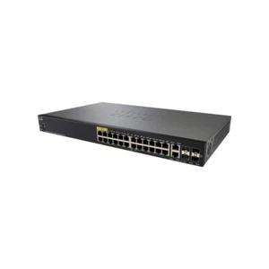 Cisco SG350-28P-K9 28 Port PoE Switch (4 Port PoE 60W) + 2 x SFP - Cisco Excess - Picture 1 of 6