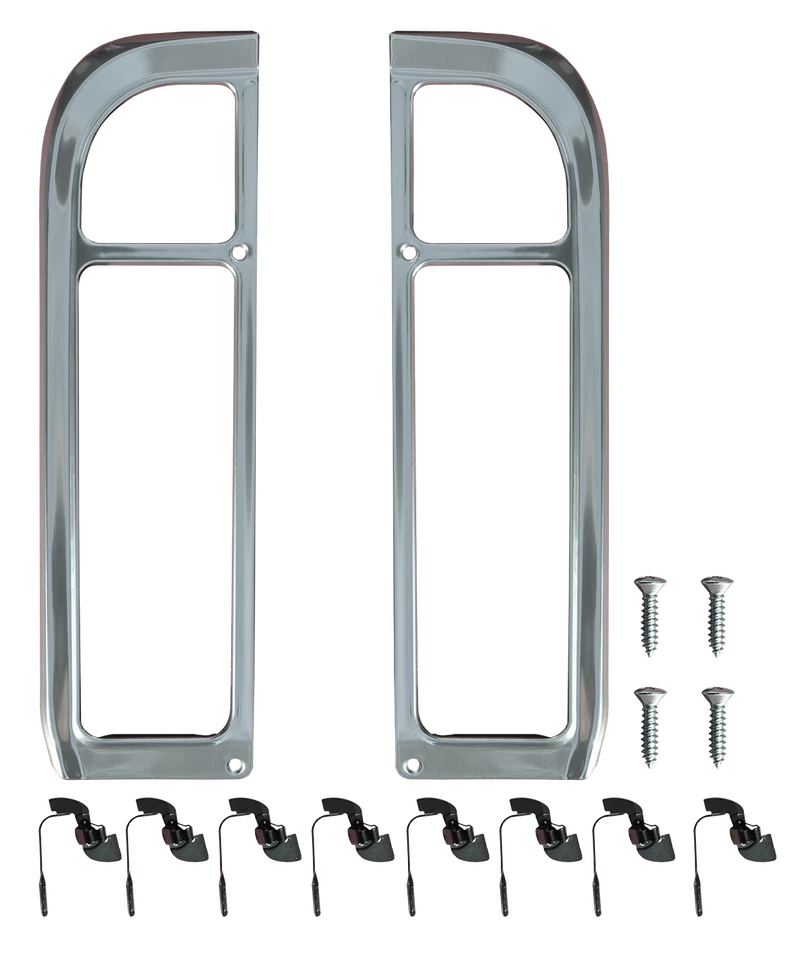 Tail Light Bezel Kit 1969-1972 Chevy Pickup (Key Parts # 0849-635) - Image 1 of 1