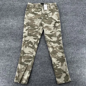 ATM Pants Womens 0 Melillo Camo Cargo Ankle Skinny Leg Cropped New - Picture 1 of 13