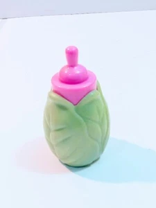 Cabbage Patch Kids Baby Bottle Green Leaf/Pink Baby Bottle Replacement - Picture 1 of 4