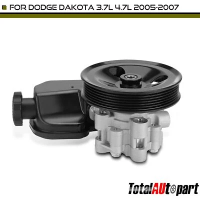 Bomba de dirección asistida con polea y depósito para Dodge Dakota 2005-2007 52855186AD Foto 1 de 4