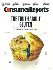 CONSUMER REPORTS - JAN 2015 - THE TRUTH ABOUT GLUTEN - REHAB YOUR CREDIT SCORE - Picture 1 of 1
