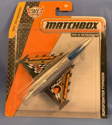 MATCHBOX SKY BUSTERS EUROFIGHTER TYPHOON (BLACK/GRAY) PV72MBX MISSION 2015 CGG19 - Image 1 of 4