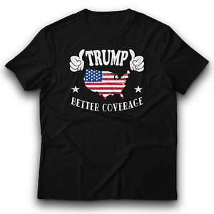 Bessere Abdeckung USA Donald John Trump T-Shirt 122 - 3XL 100% Baumwolle DTG