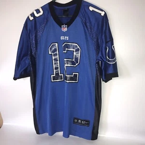 Nike On Field Andrew Luck Colts Alt Away Jersey Size 52 Stitched - Picture 1 of 7