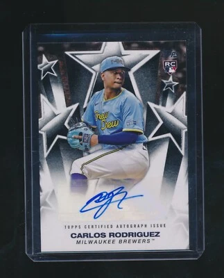 CARLOS RODRIGUEZ 2025 TOPPS BASEBALL STARS RC AUTO #BSA-CR - Image 1 of 2