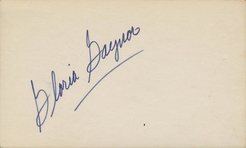 GLORIA GAYNOR In-person Autograph Cover