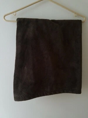 Manta gamuza bebé granero cerámica niños 30x40. Muy suave. Marrón y blanco roto Foto 1 de 3