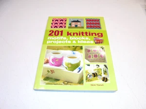 Knitting Pattern Book Motifs Blocks Projects - Picture 1 of 6