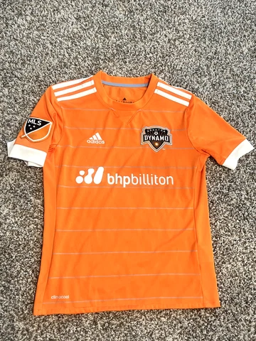 Adidas Youth MLS Jersey Houston Dynamo Team Forever Orange sz Medium Cover