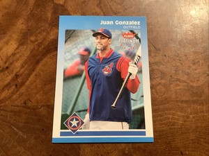 2002 fleer platinum juan gonzalez indians nm