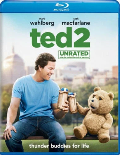 TED 2 (Blu-ray, 2015, unrated) (Mark Wahlberg, Seth MacFarlane, Amanda Seyfried) Foto 1 de 1