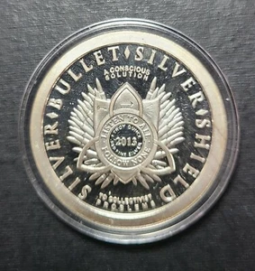 Silver Shield Warbird 2013 1 oz plata fina 0,999 redondo a prueba y sin salida en funcionamiento - Imagen 1 de 2
