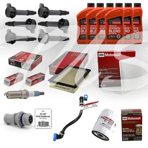 Tune Up Kit 2013 Ford Edge 3.5L V6 Ignition Coil DG520 SP520 FA1884 FL500S FP65 - Picture 1 of 11