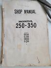 Honda CB250 CL250 CB350 Motorcycle Repair Guide Shop Manual Front Cover Missing
