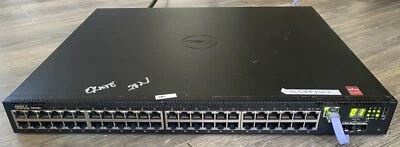 Dell N2048P 48 Port Managed Network Switch Includes Rack Ears RESET+PORTS TESTED - Image 1 of 4