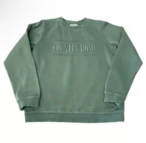 Country Road Kids Jumper Sz 16 Sage Green Heritage Logo EUC Unisex Crew Neck - Picture 1 of 6