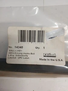 EKLIND 14340 5/8 LONG ARM BALL-HEX-L KEY - Picture 1 of 3
