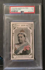 1919 Chocolat Guerin-Boutron Celebrites 14 Queen Victoria PSA 3 None Higher - Picture 1 of 5