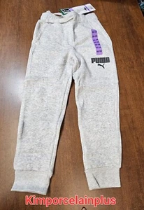 Puma Youth Fleece Jogger XS 5/6 Gray Color New  - Picture 1 of 2