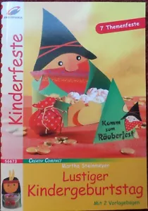 Bastelheft mit 2 Vorlagebögen - Lustiger Kindergeburtstag von Martha Steinmeyer - Bild 1 von 2
