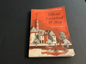 Vintage 1966 Colonial Williamsburg Official Guidebook And Map Williamsburg Va - Picture 1 of 3
