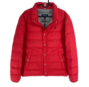 Abrigo Chaqueta POLO RALPH LAUREN Hombre Rojo Acolchado Ligero Talla S - Imagen 1 de 14