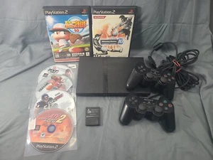 Sony PlayStation 2 Slim  Charcoal Black Console bundle. US and Japan games  - Picture 1 of 12