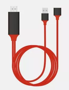 1080P HDMI Mirroring AV Cable for iPhone iPad Android Phone to TV HDTV Adapter - Picture 1 of 4