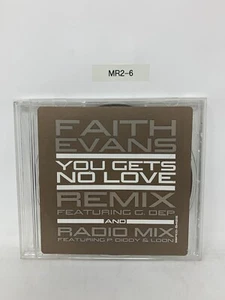 Faith Evans You Gets No Love PROMO Music CD Loon P. Diddy Rap Instrumental Mixes - Picture 1 of 2
