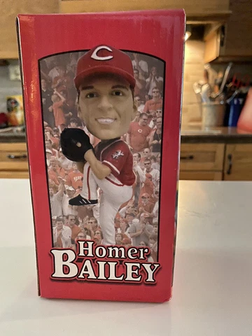 HOMER BAILEY 2010 KAHN'S SGA BOBBLEHEAD CINCINNATI REDS New in Box Cover