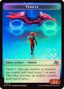 Vehicle // Pilot 12 // 1 Foil NM MTG Aetherdrift Magic - Picture 1 of 2