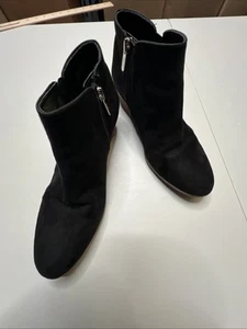 Circus by Sam Edelman Mujer Botas 7.5 Negro Gamuza Punta Tacón - Imagen 1 de 12