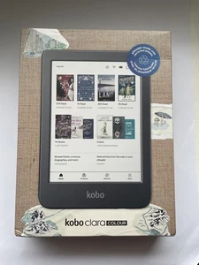 Pantalla de tinta electrónica a color Kobo Clara color 6” sin deslumbramiento | 16 GB, negra (totalmente nueva) - Imagen 1 de 3