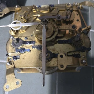 ANTIQUE AMERICAN HAMBURG CLOCK COMPANY CLOCK MOVEMENT Westminster Chime - Foto 1 di 5