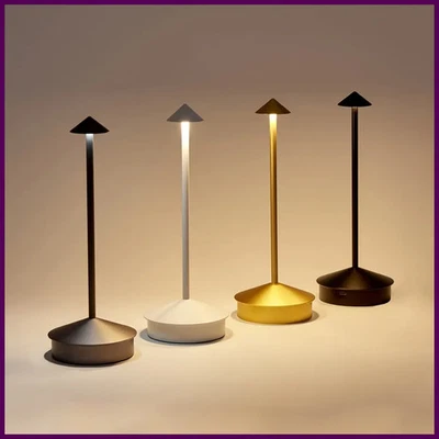 Rechargeable Table Lamp Creative Dining Touch LED Hotel Bar Coffee Pina Pro Tabl
