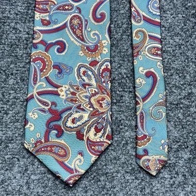 Corbata vintage Christian Dior Monsieur cachemira 100 % seda para hombre 56" hecha en EE. UU. Foto 1 de 4