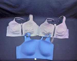 VICTORIA'S SECRET VSX Max Sports Bras High Support Blue Black Sz XL 36 38 40DD - Picture 1 of 21