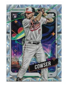 2024 Topps Chrome Cosmic #17 Colton Cowser Nucleus Refractor Orioles - Picture 1 of 3